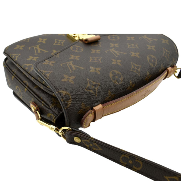 LOUIS VUITTON Metis Pochette Monogram Canvas Crossbody Bag Brown