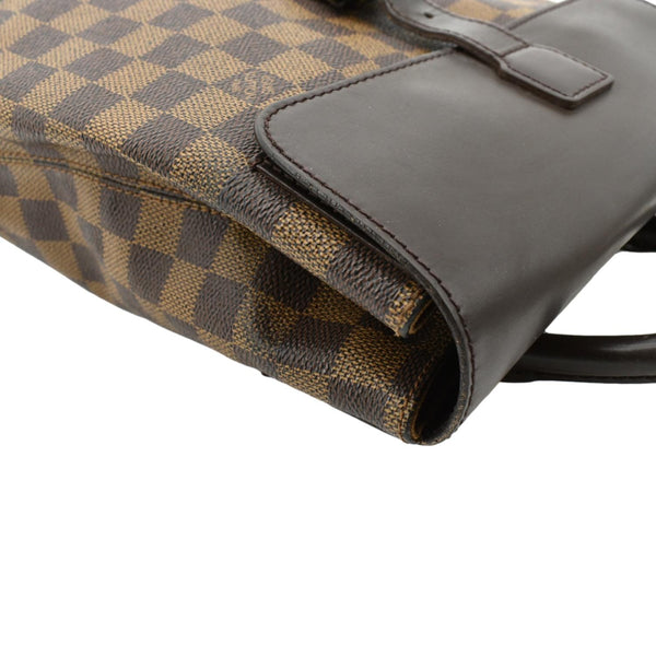 LOUIS VUITTON Soho Damier Ebene Backpack Bag Brown