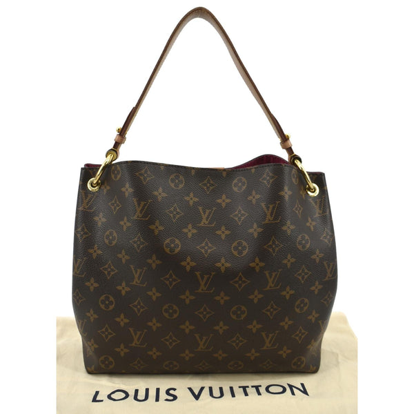 LOUIS VUITTON Graceful PM Monogram Canvas Shoulder Bag Brown