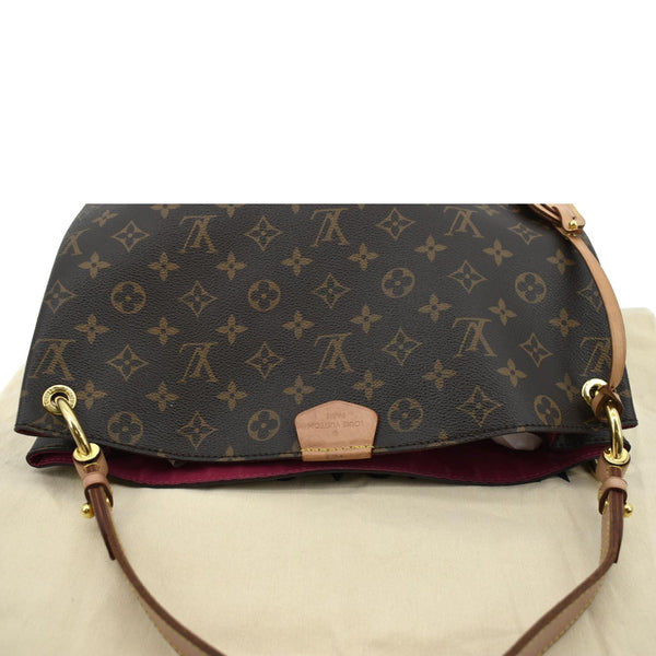 LOUIS VUITTON Graceful PM Monogram Canvas Shoulder Bag Brown