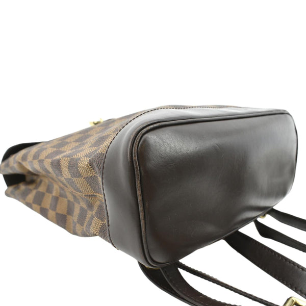 LOUIS VUITTON Soho Damier Ebene Backpack Bag Brown