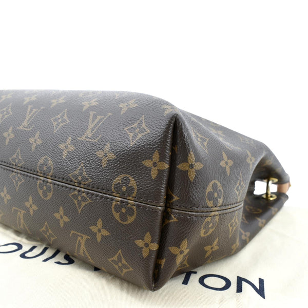 LOUIS VUITTON Graceful PM Monogram Canvas Shoulder Bag Brown
