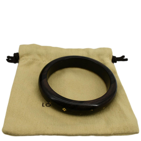 Louis Vuitton Sylvania Tiger Wood Brass Bangle Brown - Top