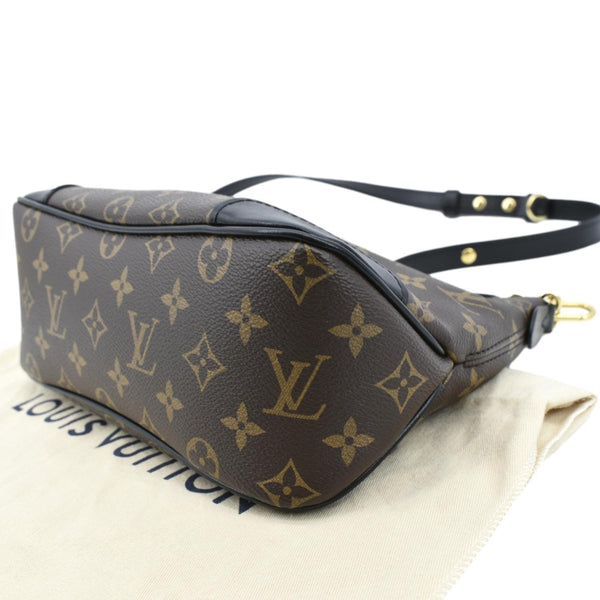 LOUIS VUITTON Boulogne NM Monogram Canvas Shoulder Bag Brown
