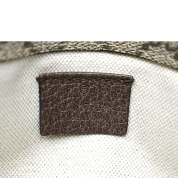 Gucci Neo Vintage GG Monogram Canvas Belt Bag Beige - Stamp