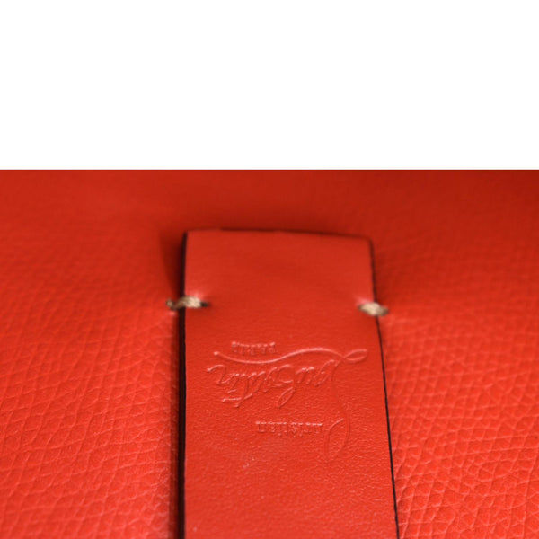 CHRISTIAN LOUBOUTIN Cabata Small Empire Paris Leather Tote Bag Beige