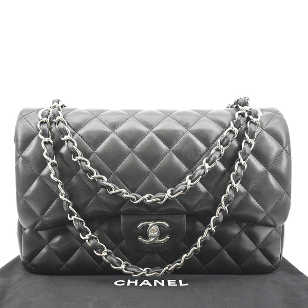 Chanel Classic Medium Double Flap Leather Shoulder Bag - Product