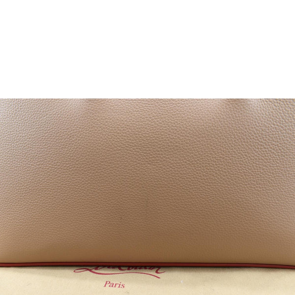 CHRISTIAN LOUBOUTIN Cabata Small Empire Paris Leather Tote Bag Beige