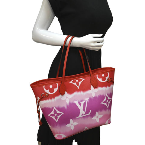 Louis Vuitton Neverfull Monogram Shoulder Bag - Full View