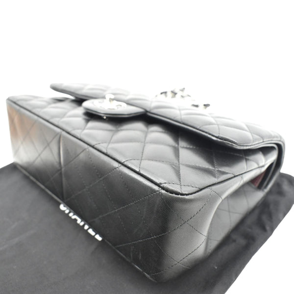 Chanel Classic Medium Double Flap Leather Shoulder Bag - Bottom Right