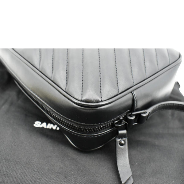 Yves Saint Laurent Lou Leather Camera Crossbody Bag - Top Left