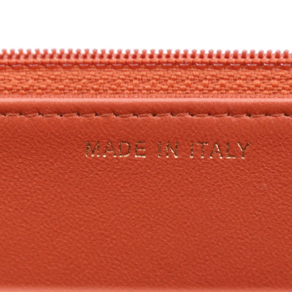 CHANEL CC WOC Chevron Leather Wallet On Chain Crossbody Bag Red