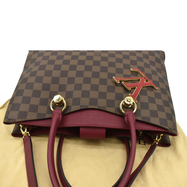 Louis Vuitton LV Riverside Damier Ebene Shoulder Bag - Top