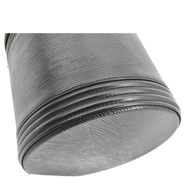 Louis Vuitton Cannes Epi Leather Vanity Bag Black - Bottom Left Side