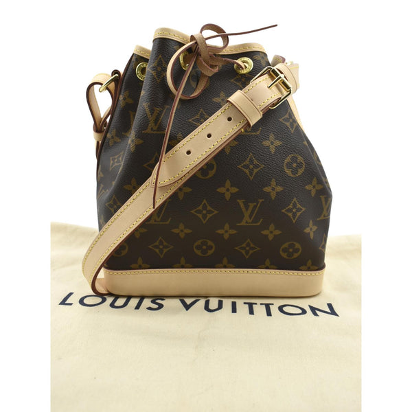 Louis Vuitton Noe BB Monogram Canvas Shoulder Bag Brown - Back