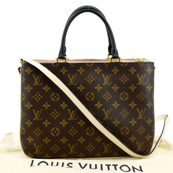 LOUIS VUITTON Millefeuille Monogram Canvas Shoulder Bag Sesame Peche