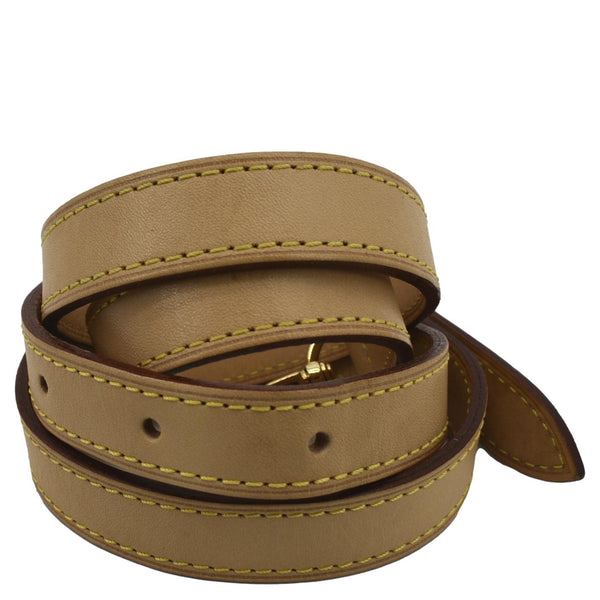 Louis Vuitton Leather Strap Beige - Back