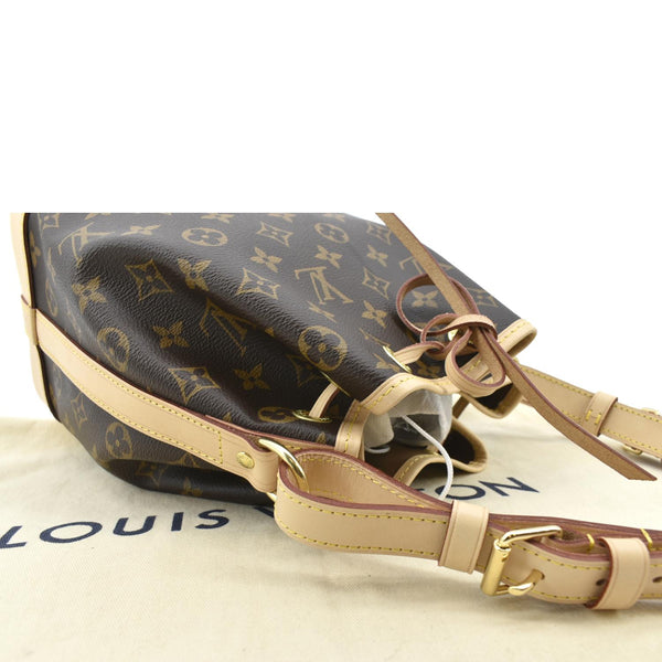 Louis Vuitton Noe BB Monogram Canvas Shoulder Bag Brown - Top Right