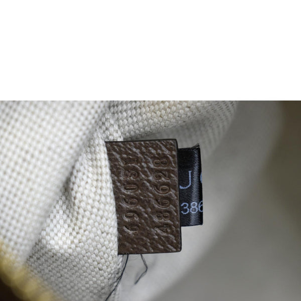 GUCCI Jumbo GG Canvas Leather Belt Bag Brown 696031