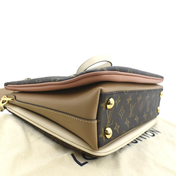 LOUIS VUITTON Millefeuille Monogram Canvas Shoulder Bag Sesame Peche