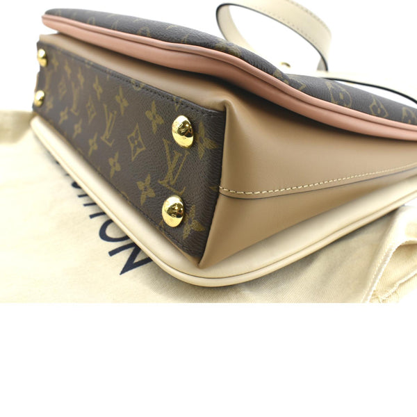 LOUIS VUITTON Millefeuille Monogram Canvas Shoulder Bag Sesame Peche