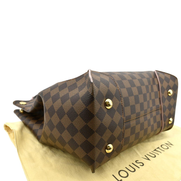 Louis Vuitton Caissa Damier Ebene Hobo Bag Rose - Bottom Left