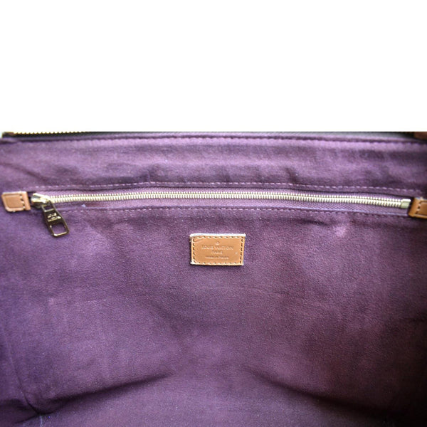 LOUIS VUITTON Greenwich Damier Ebene Shoulder Bag Brown