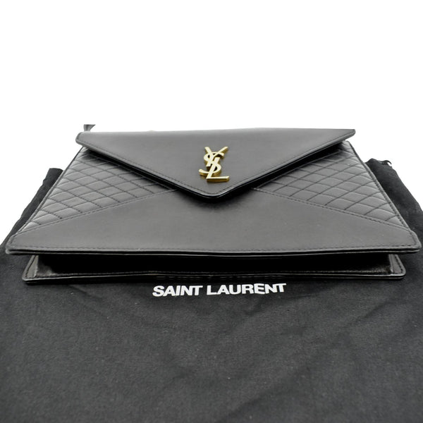 Yves Saint Laurent Gaby Quilted Leather Shoulder Bag - Bottom