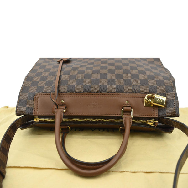 LOUIS VUITTON Greenwich Damier Ebene Shoulder Bag Brown