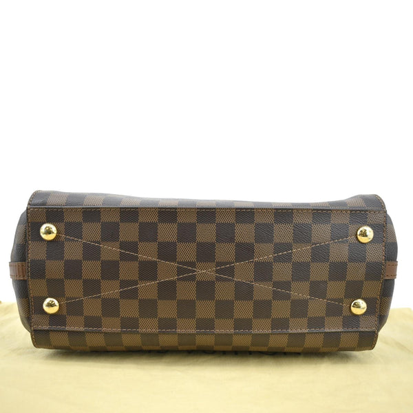 LOUIS VUITTON Greenwich Damier Ebene Shoulder Bag Brown