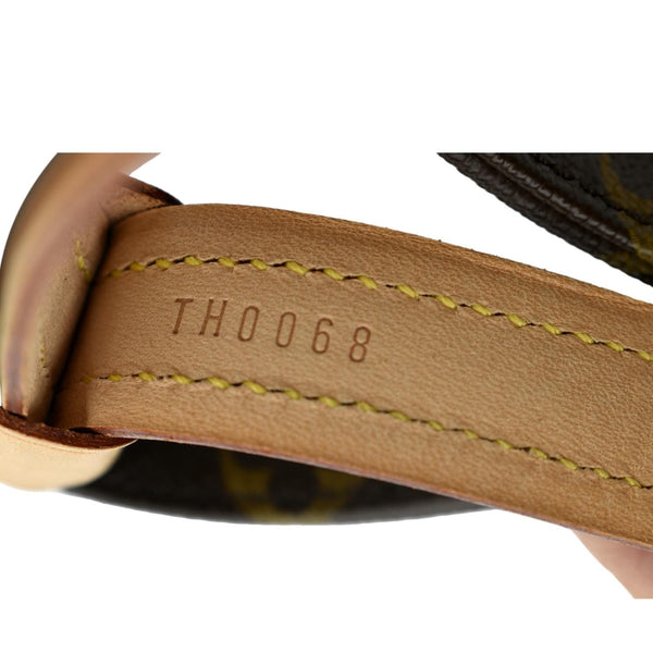 LOUIS VUITTON Monogram Canvas Strap Brown