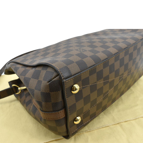 LOUIS VUITTON Greenwich Damier Ebene Shoulder Bag Brown