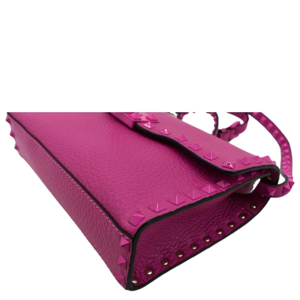 Valentino Small Rockstud Leather Crossbody Bag - Bottom Right
