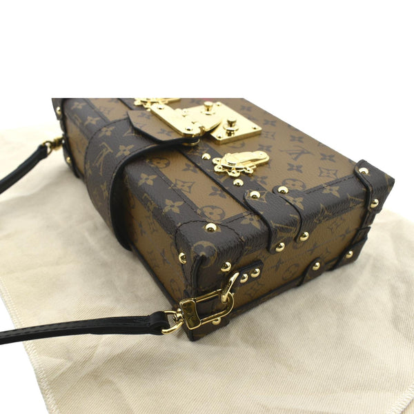 Louis Vuitton Petite Malle Monogram Canvas Shoulder Bag - Top Left