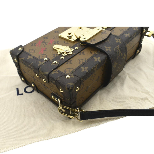 Louis Vuitton Petite Malle Monogram Canvas Shoulder Bag - Top Right