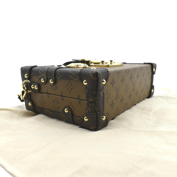 Louis Vuitton Petite Malle Monogram Canvas Shoulder Bag - Bottom Left