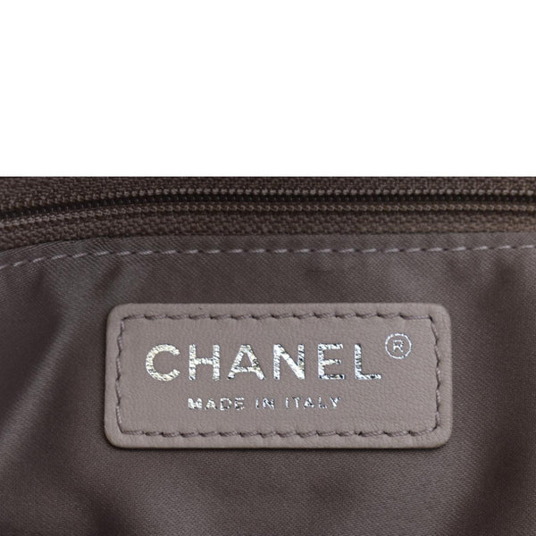 CHANEL CC Quilted Lambskin Leather Shopping Tote Bag Light Pink