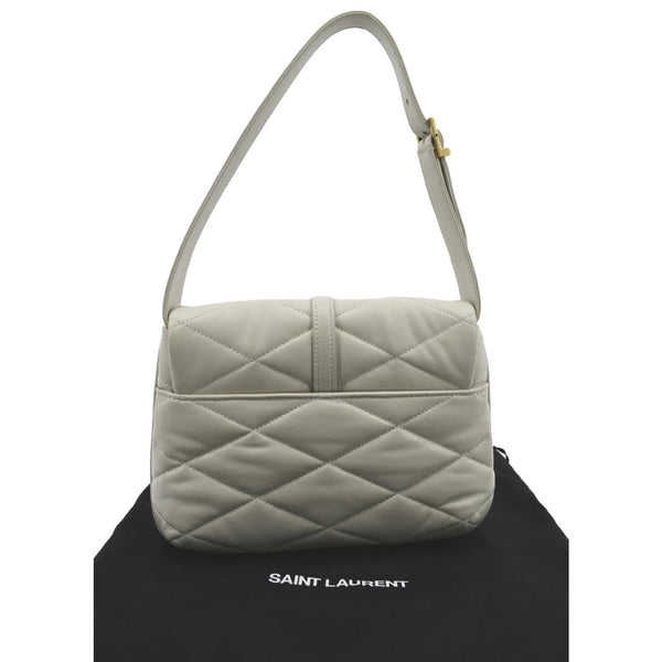 Yves Saint Laurent Le 57 Quilted Leather Hobo Bag - Back