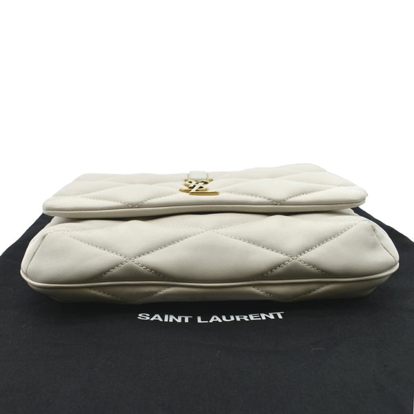 Yves Saint Laurent Le 57 Quilted Leather Hobo Bag - Bottom