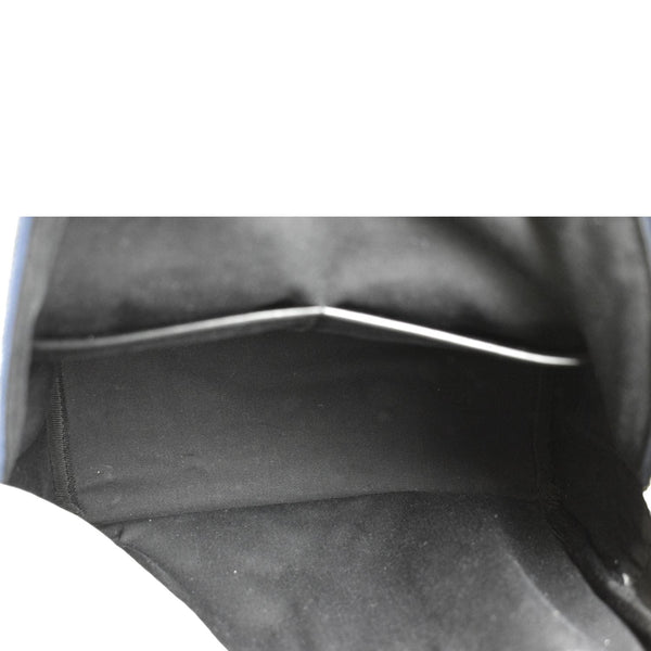 YVES SAINT LAURENT Denim Backpack Bag Gray