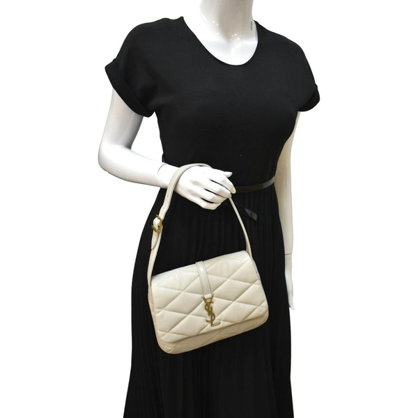 Yves Saint Laurent Le 57 Quilted Leather Hobo Bag - Full View