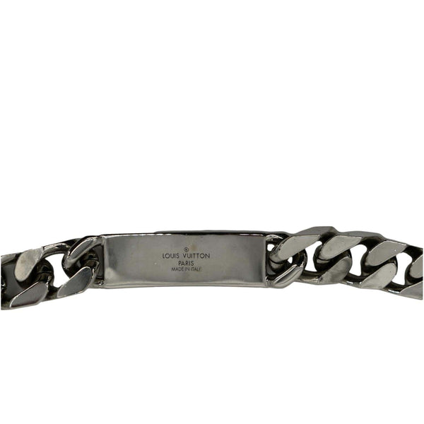 Louis Vuitton Monogram Chain Bracelet Silver - Made In Italy