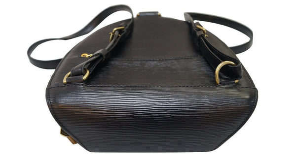 LOUIS VUITTON Mabillon Epi Leather Backpack Black