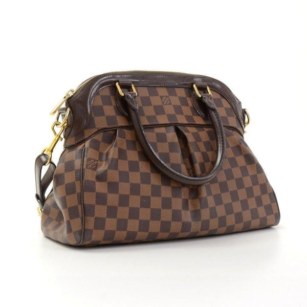 LOUIS VUITTON Trevi PM Damier Ebene Canvas 2way Handbag - 30% Off