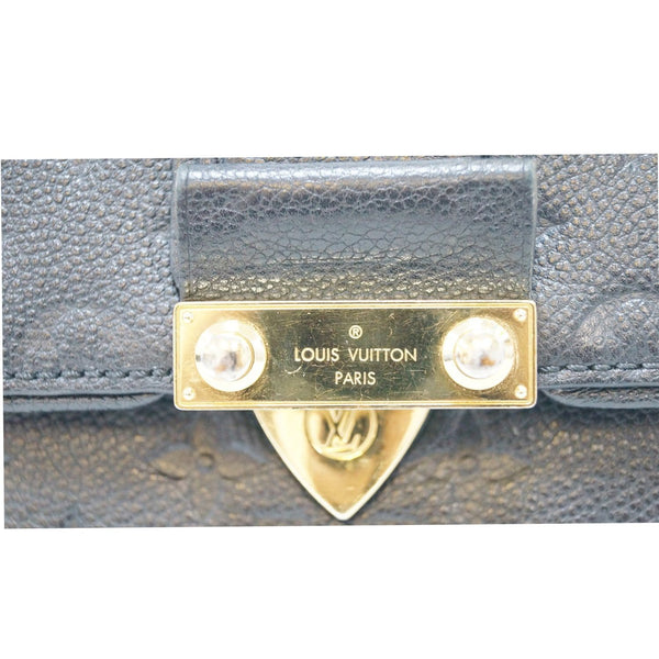 LOUIS VUITTON Saint Sulpice PM Empreinte Leather Crossbody Bag Noir