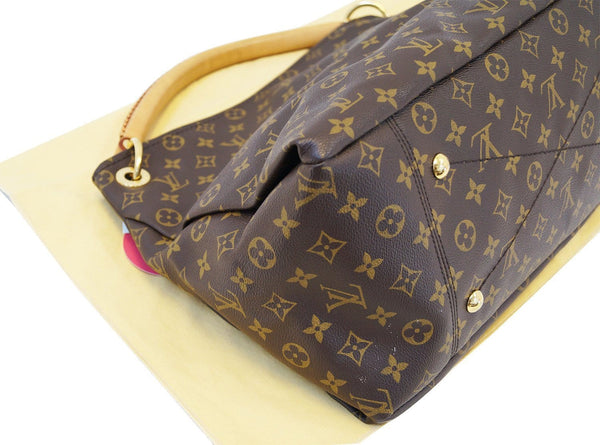 Louis Vuitton Artsy MM Monogram Canvas Tote Handbag - back view