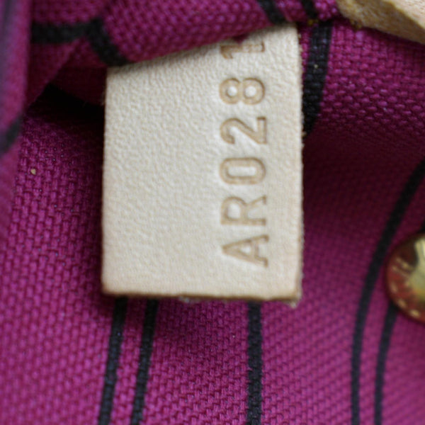 Louis Vuitton Neverfull PM Monogram Canvas Tote Bag - Serial Number