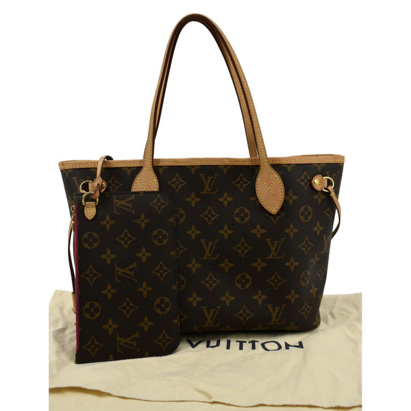 Louis Vuitton Neverfull PM Monogram Canvas Tote Bag - Back