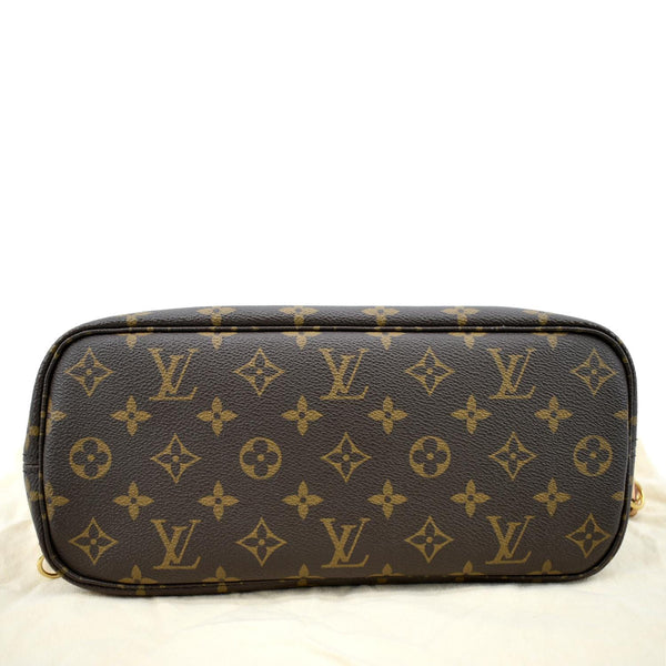 Louis Vuitton Neverfull PM Monogram Canvas Tote Bag - Bottom