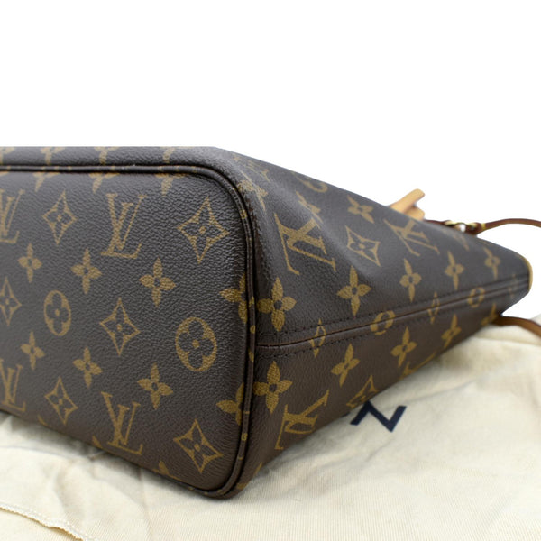 Louis Vuitton Neverfull PM Monogram Canvas Tote Bag - Bottom Right